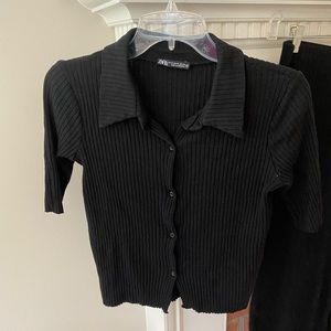 Zara knot top and skirt set!